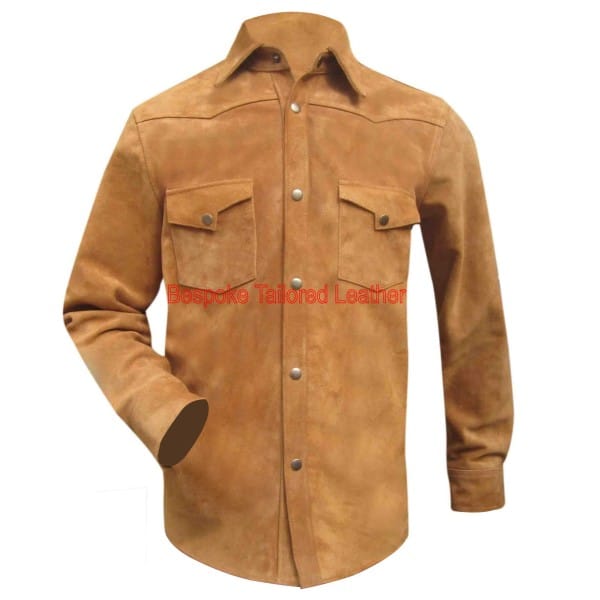 suede leather shirt